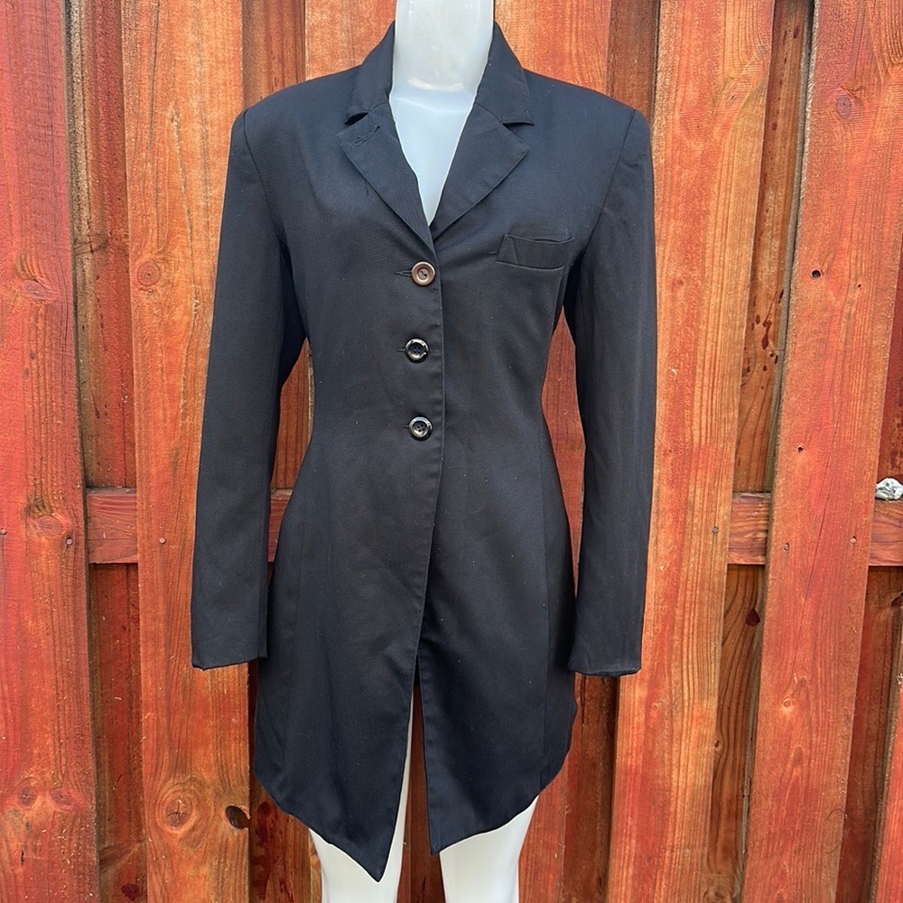 Contempo Casual Women’s Black Coat Jacket Size S